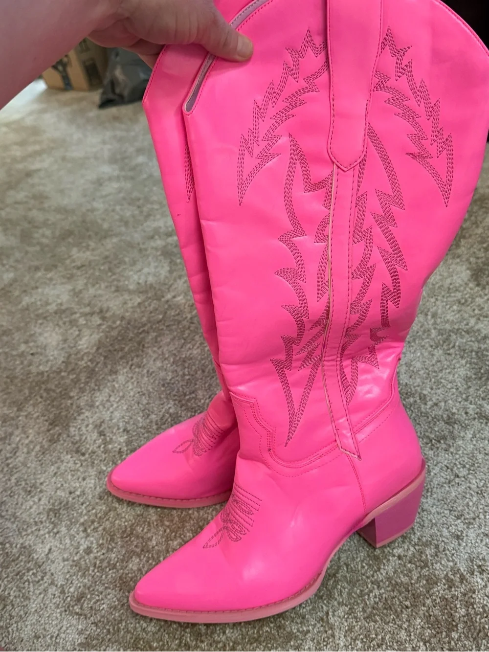Barbie cowboy boots! Super cute and cozy